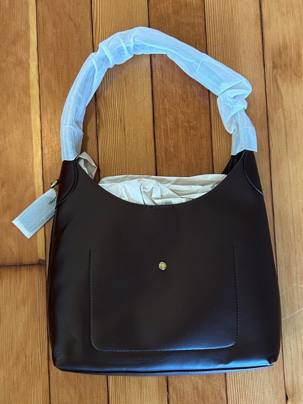 Coach Brooklyn Shoulder Bag 28 Maple - NWT w/ Dust Bag - Picture 6 of 8
